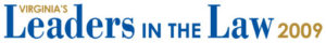 Virginia's Leaders in the Law 2009 small logo