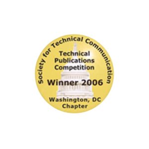 Society for Technical Communication Winner 2006 logo
